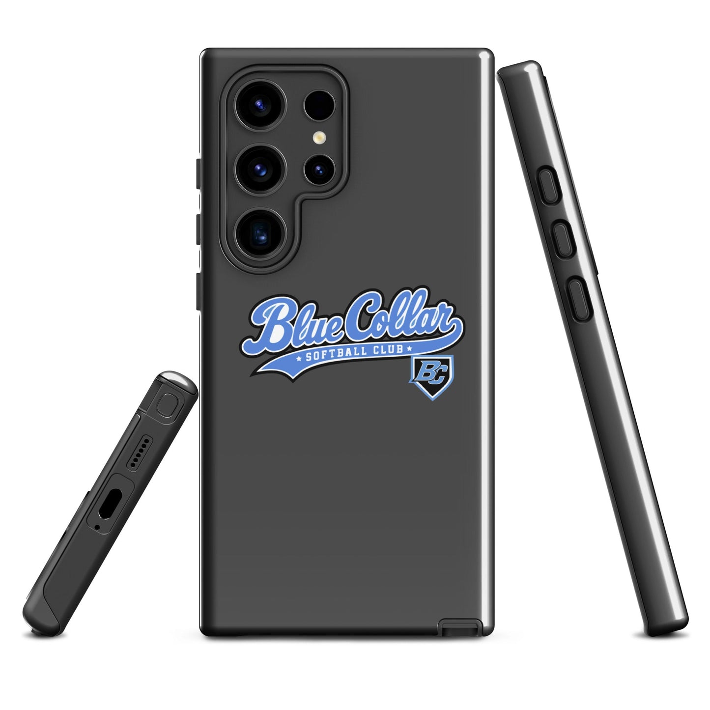 Tough Case for Samsung® | Blue Collar Softball 2034 | Ironclad Logo