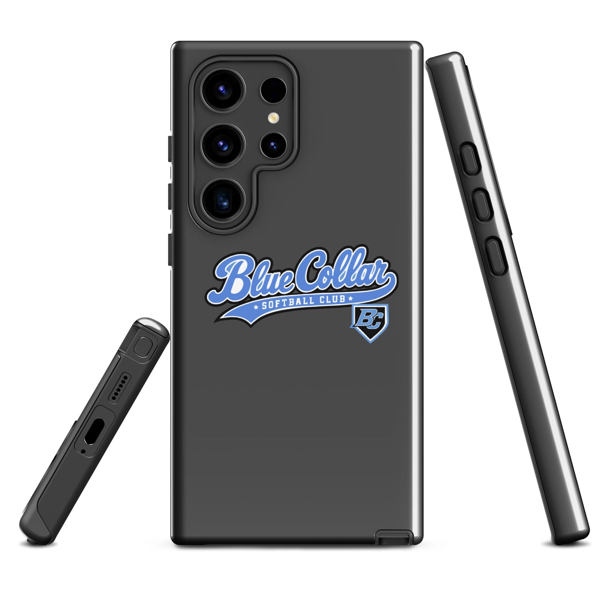 Tough Case for Samsung® | Blue Collar Softball 2034 | Ironclad Logo
