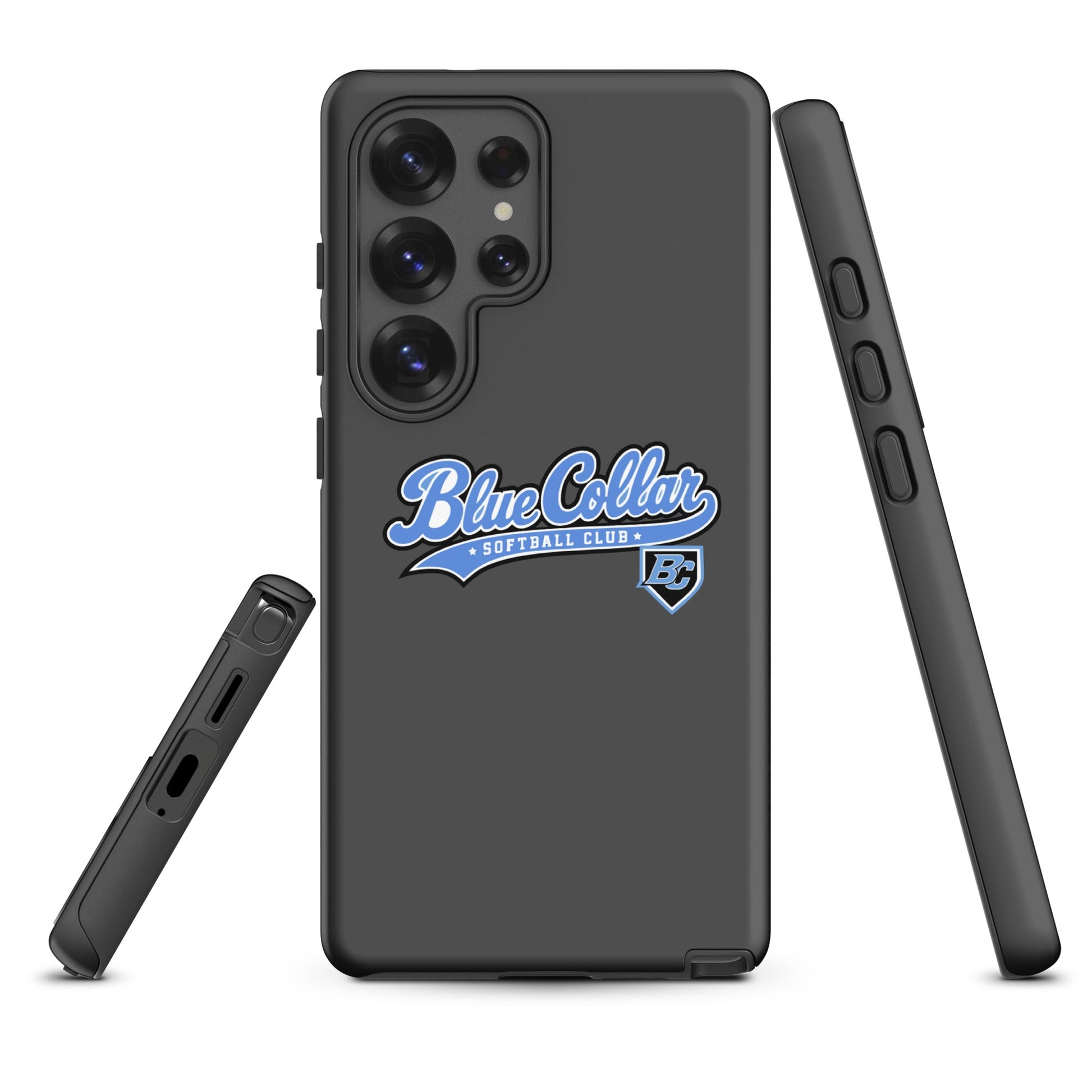 Tough Case for Samsung® | Blue Collar Softball 2034 | Ironclad Logo