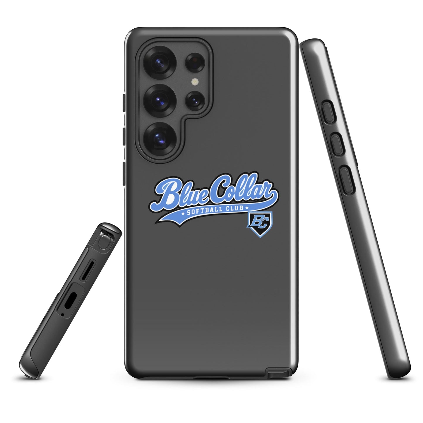 Tough Case for Samsung® | Blue Collar Softball 2034 | Ironclad Logo