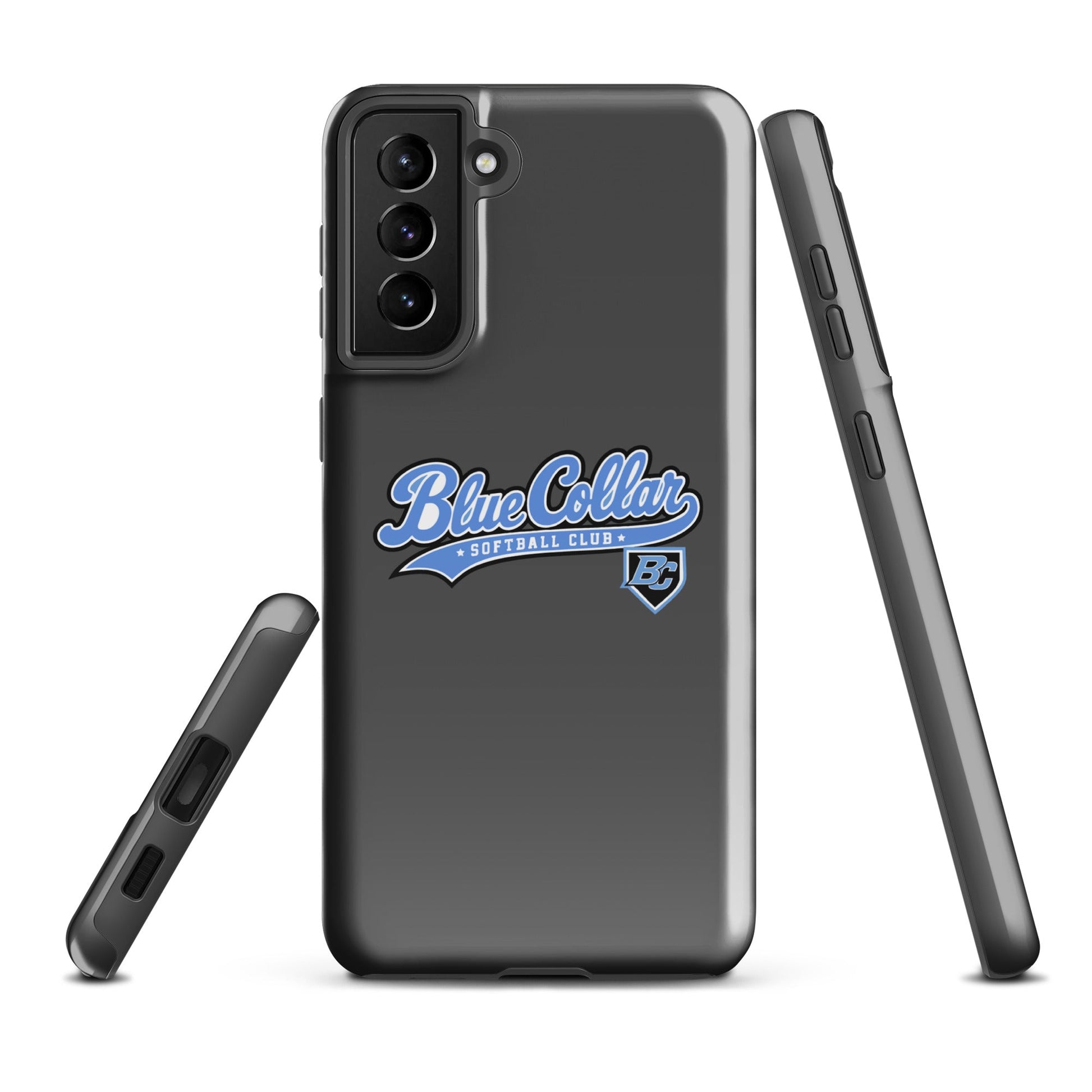 Tough Case for Samsung® | Blue Collar Softball 2034 | Ironclad Logo