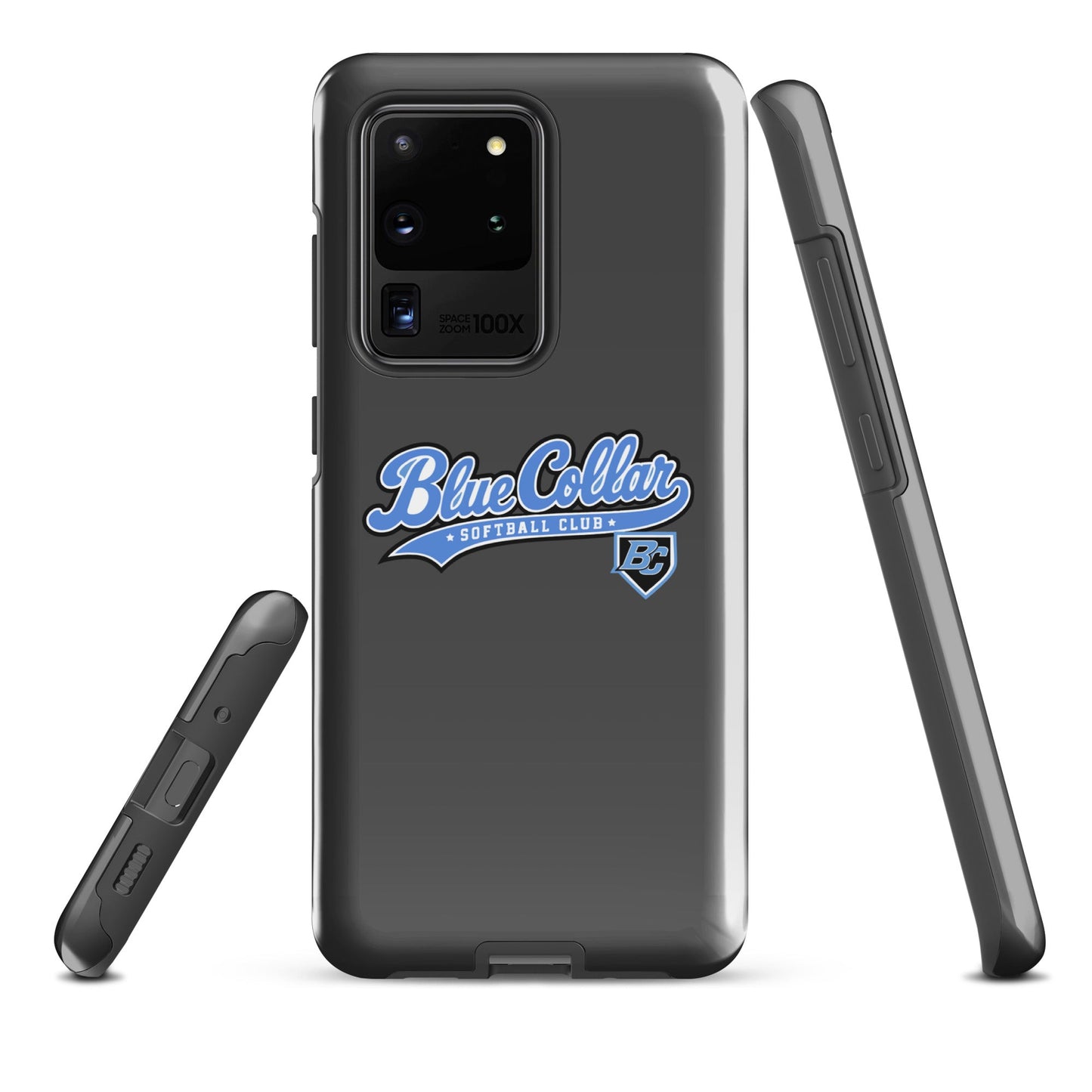 Tough Case for Samsung® | Blue Collar Softball 2034 | Ironclad Logo