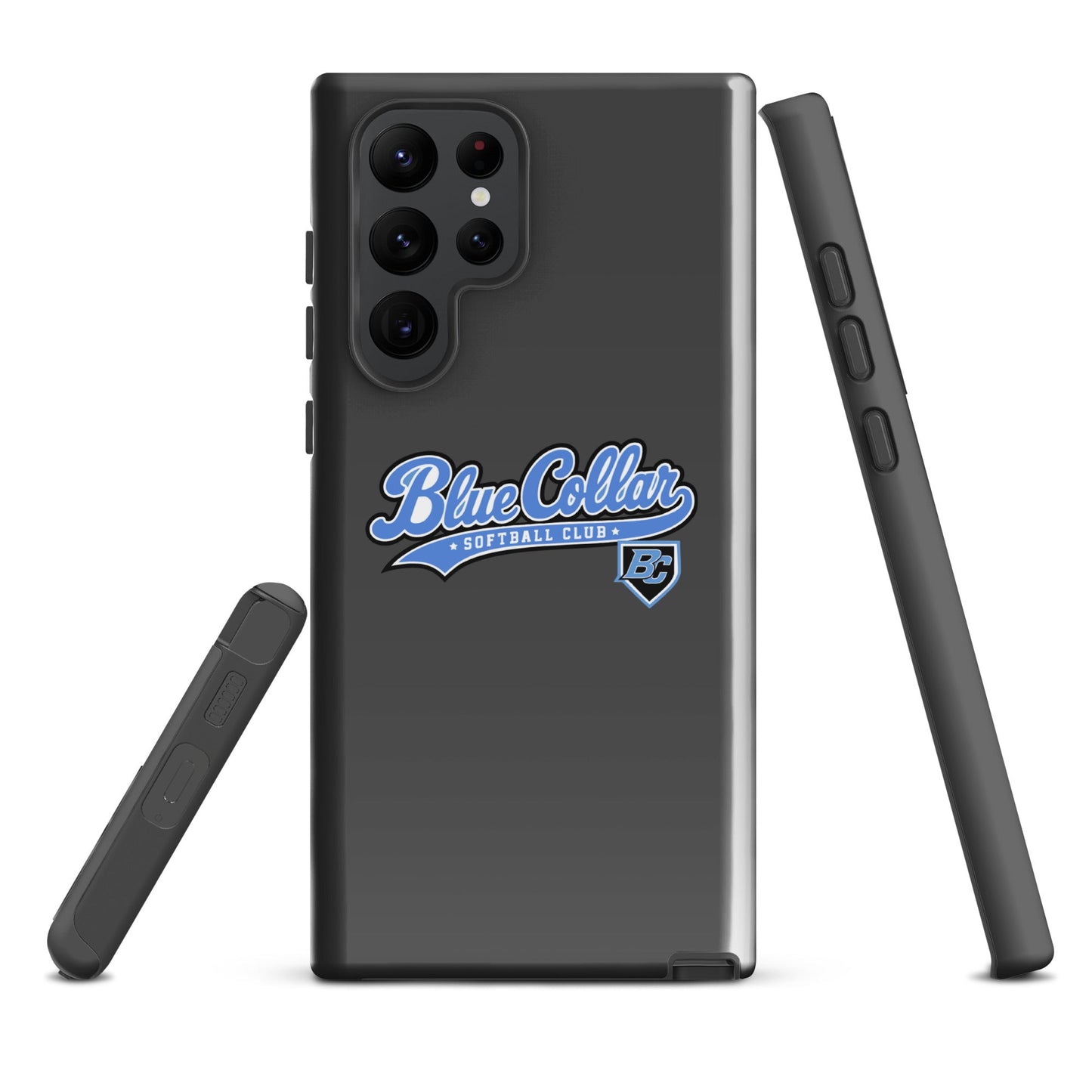 Tough Case for Samsung® | Blue Collar Softball 2034 | Ironclad Logo