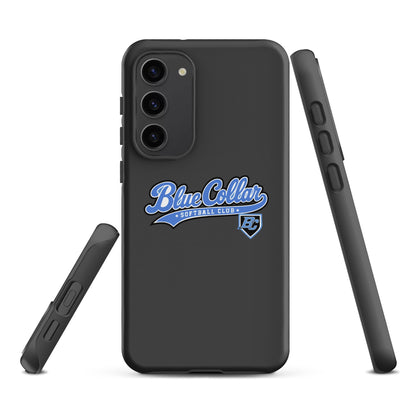 Tough Case for Samsung® | Blue Collar Softball 2034 | Ironclad Logo