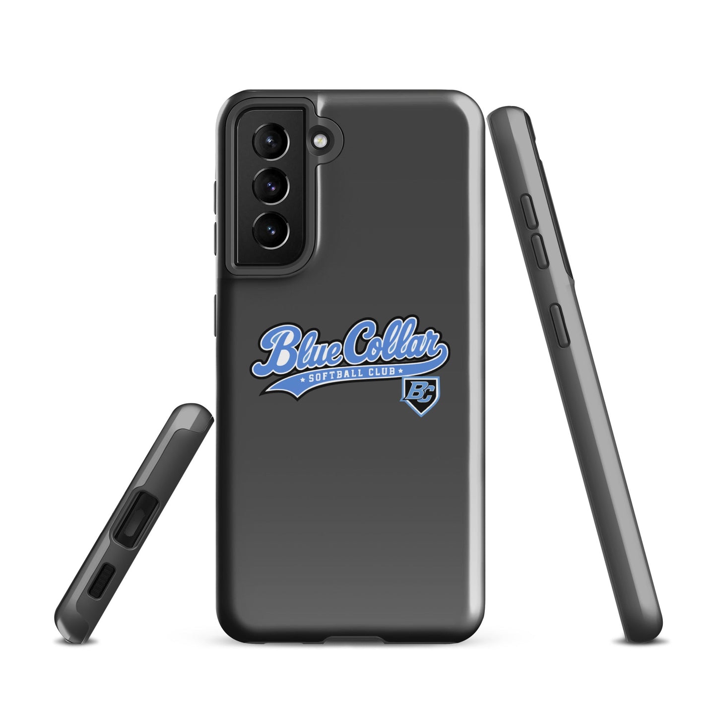 Tough Case for Samsung® | Blue Collar Softball 2034 | Ironclad Logo