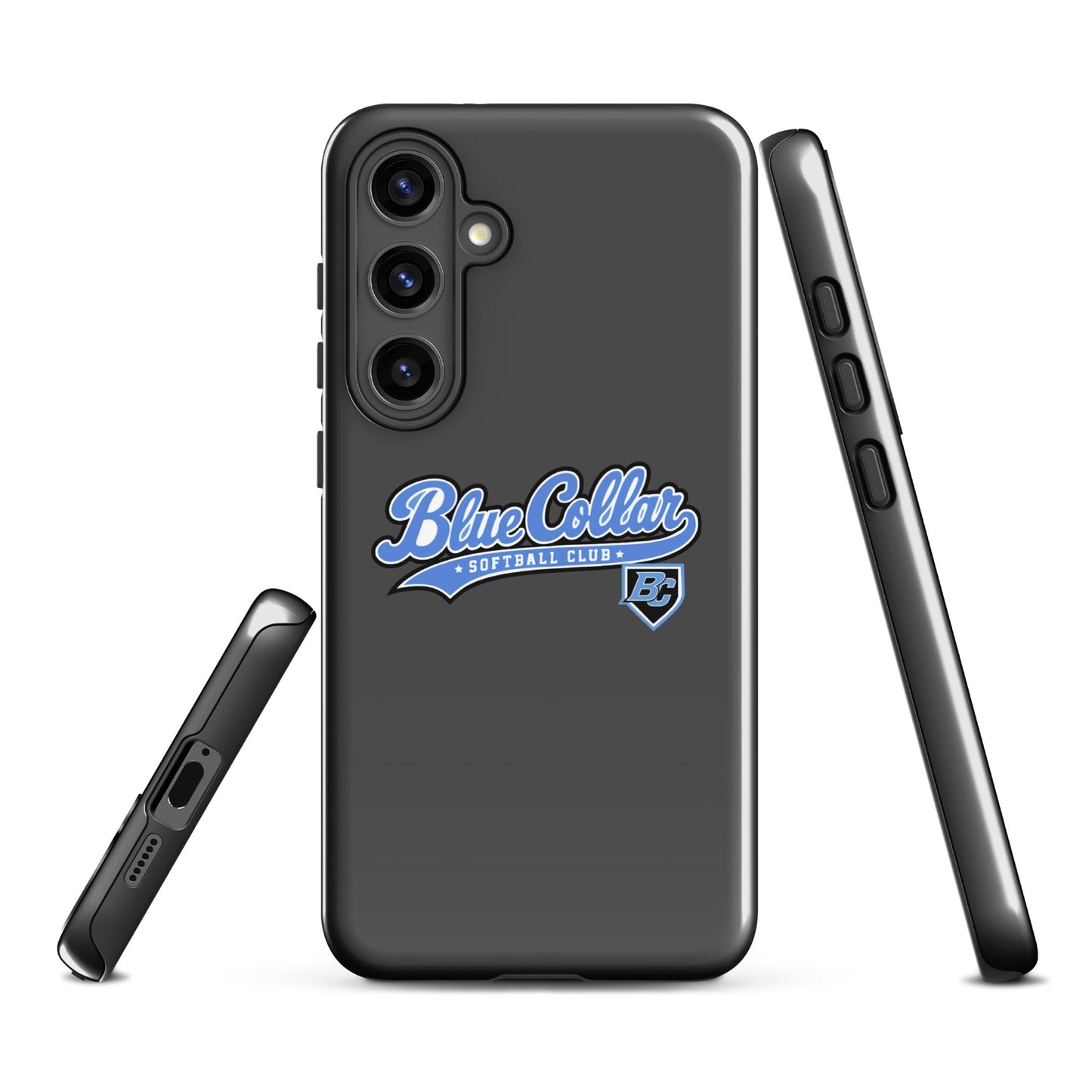 Tough Case for Samsung® | Blue Collar Softball 2034 | Ironclad Logo