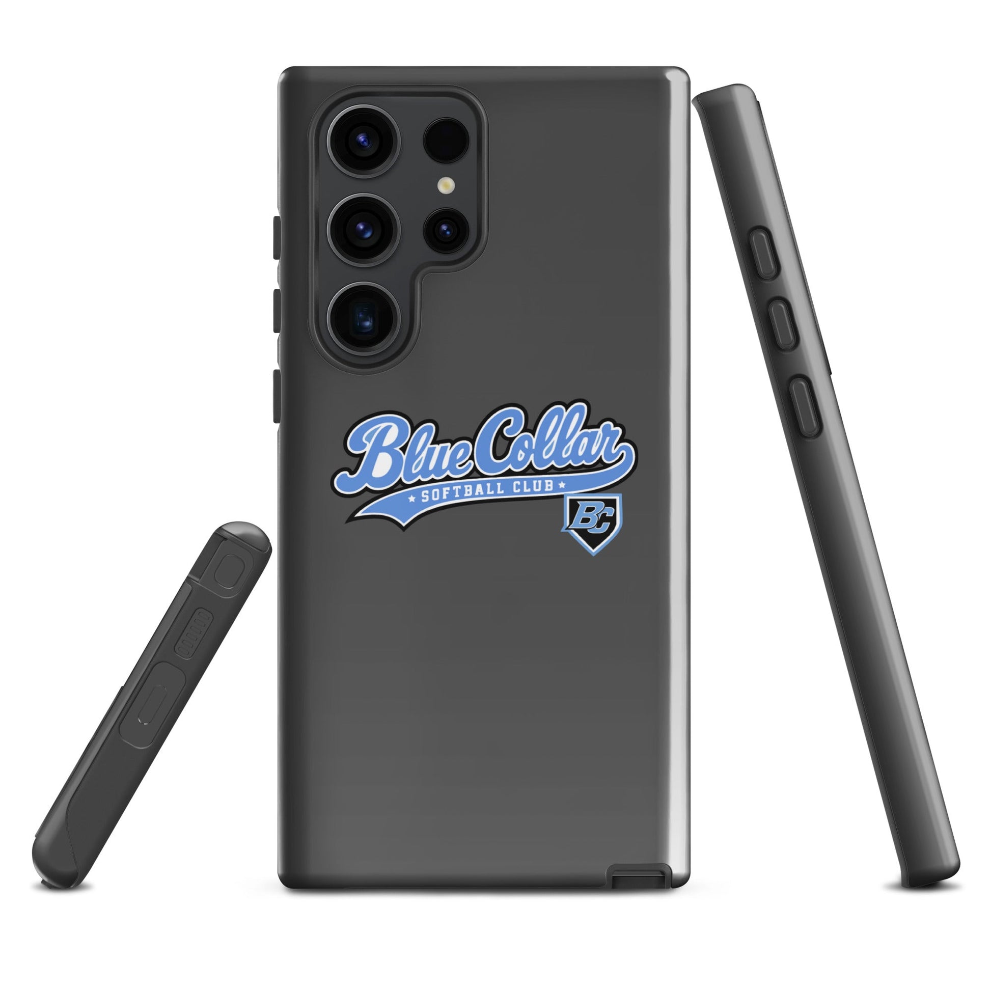 Tough Case for Samsung® | Blue Collar Softball 2034 | Ironclad Logo