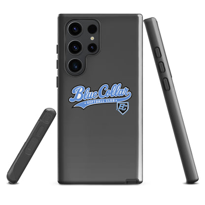 Tough Case for Samsung® | Blue Collar Softball 2034 | Ironclad Logo