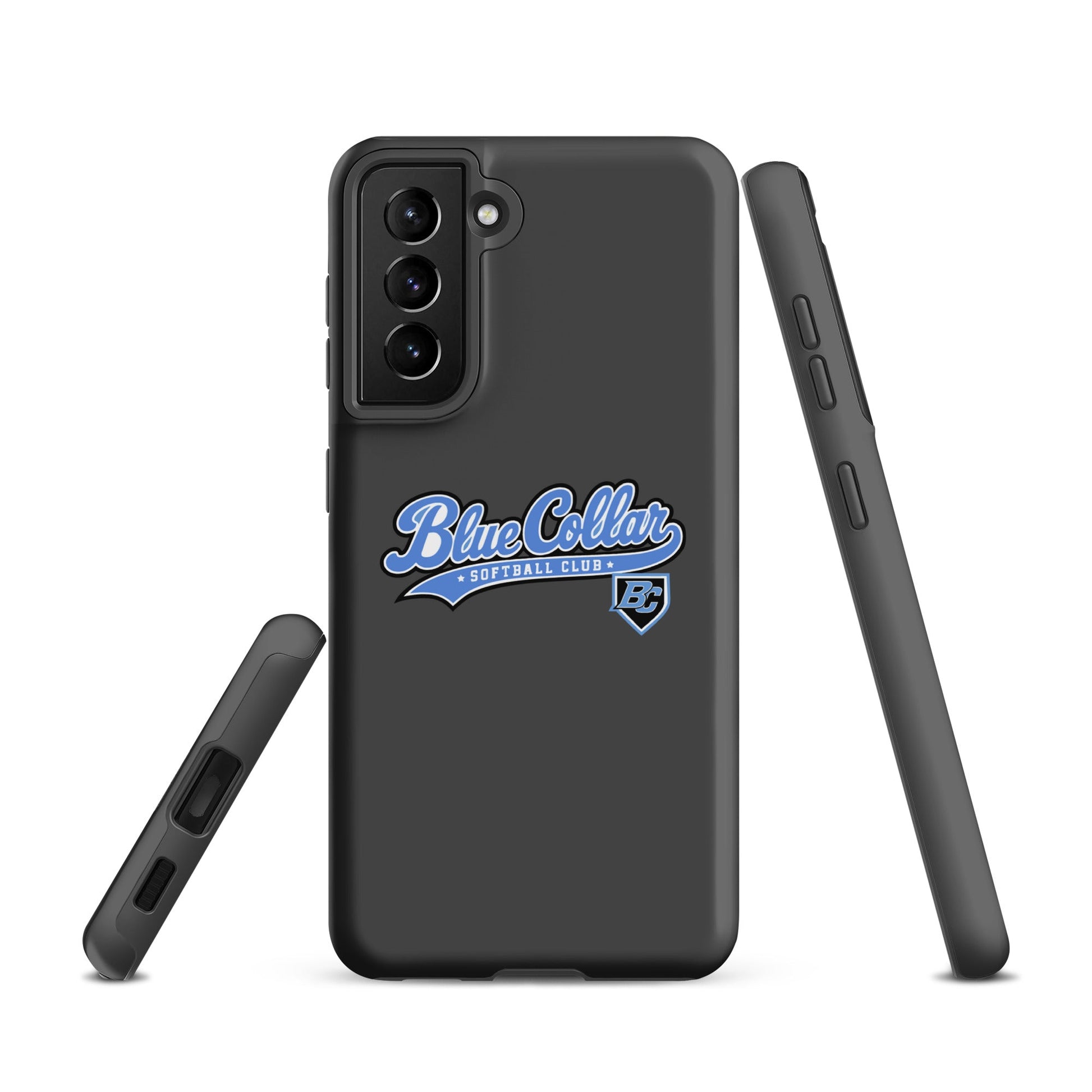 Tough Case for Samsung® | Blue Collar Softball 2034 | Ironclad Logo
