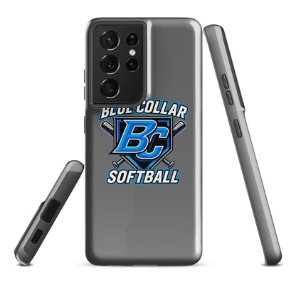Tough Case for Samsung® | Blue Collar Softball 2034 | Shield Logo