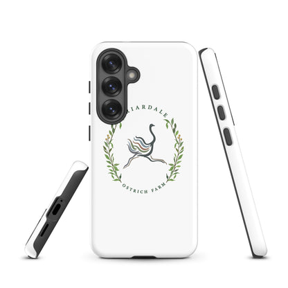Tough Case for Samsung® | Briardale Ostrich Farm | Crest Logo