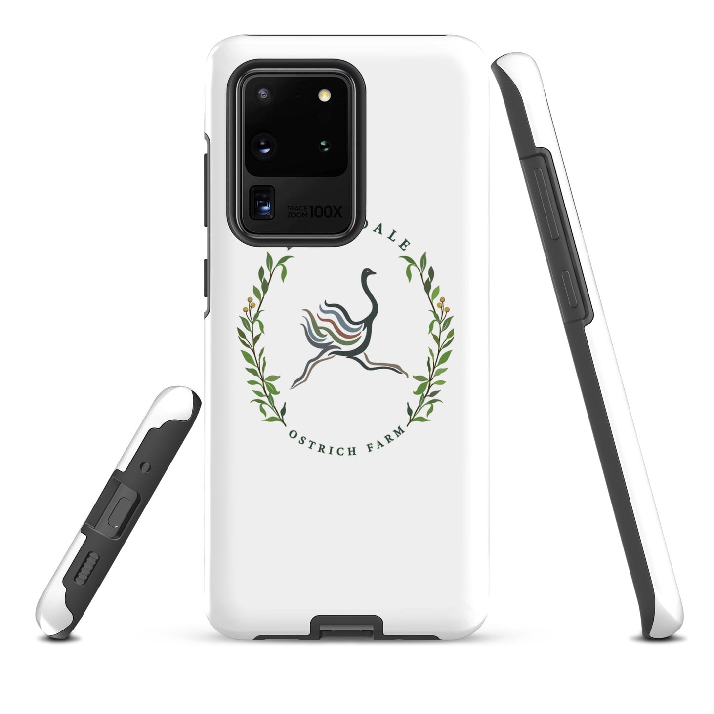 Tough Case for Samsung® | Briardale Ostrich Farm | Crest Logo