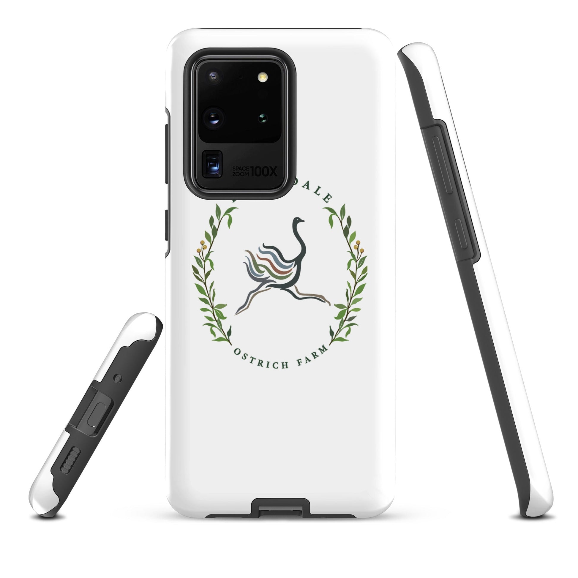 Tough Case for Samsung® | Briardale Ostrich Farm | Crest Logo