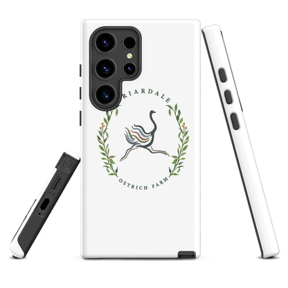 Tough Case for Samsung® | Briardale Ostrich Farm | Crest Logo