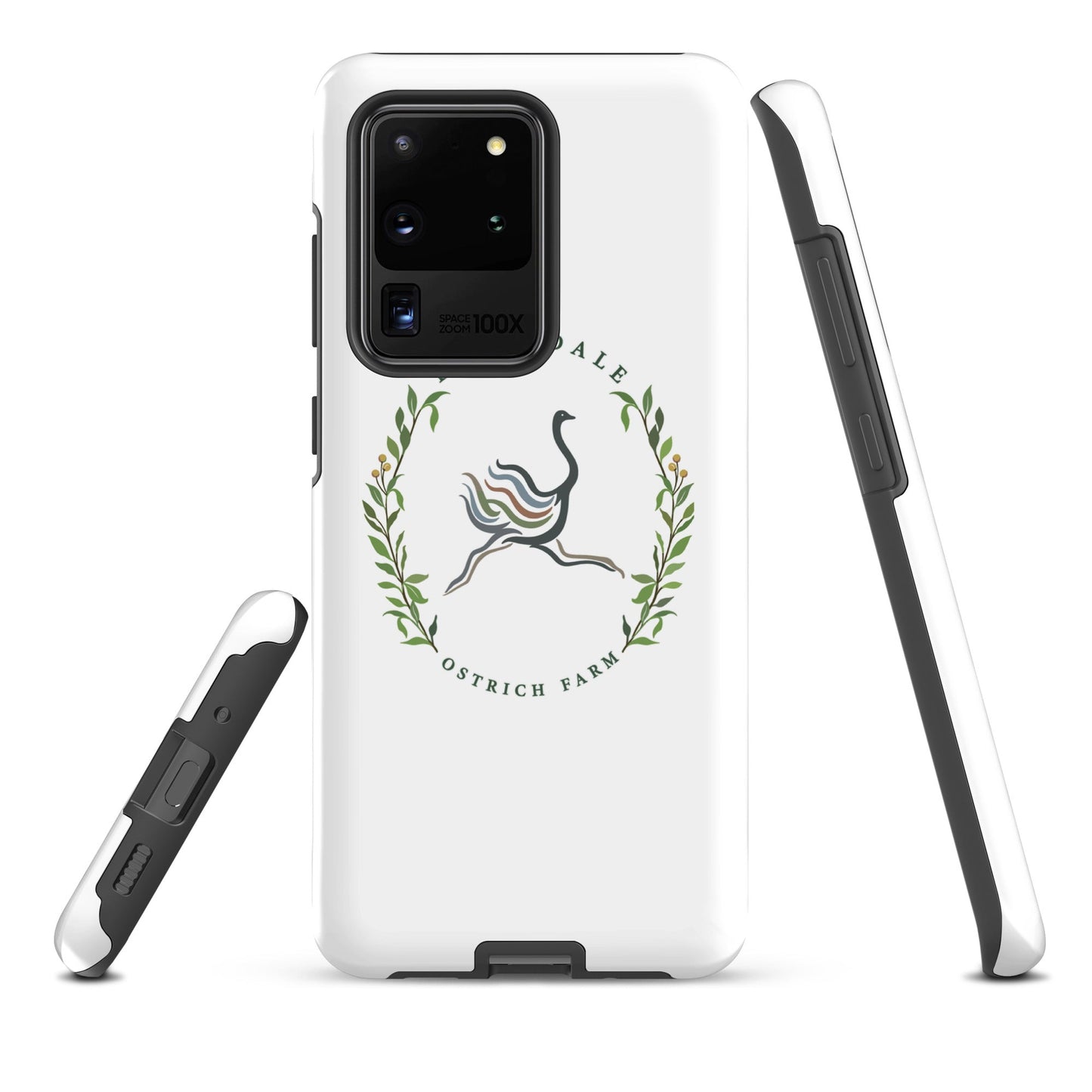 Tough Case for Samsung® | Briardale Ostrich Farm | Crest Logo