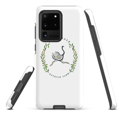 Tough Case for Samsung® | Briardale Ostrich Farm | Crest Logo