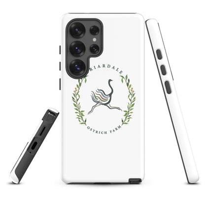 Tough Case for Samsung® | Briardale Ostrich Farm | Crest Logo