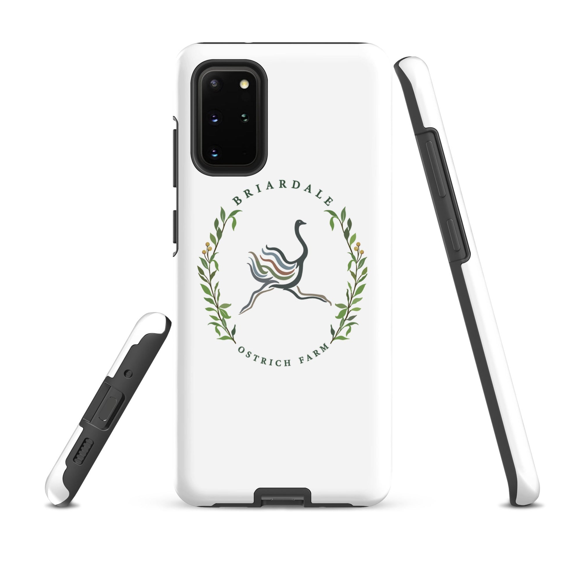 Tough Case for Samsung® | Briardale Ostrich Farm | Crest Logo