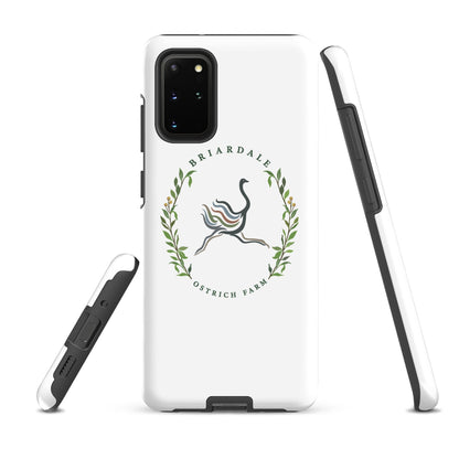 Tough Case for Samsung® | Briardale Ostrich Farm | Crest Logo
