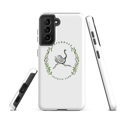 Tough Case for Samsung® | Briardale Ostrich Farm | Crest Logo