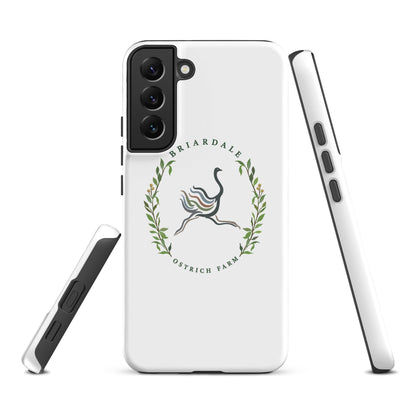 Tough Case for Samsung® | Briardale Ostrich Farm | Crest Logo