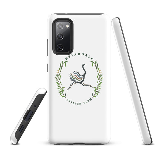 Tough Case for Samsung® | Briardale Ostrich Farm | Crest Logo