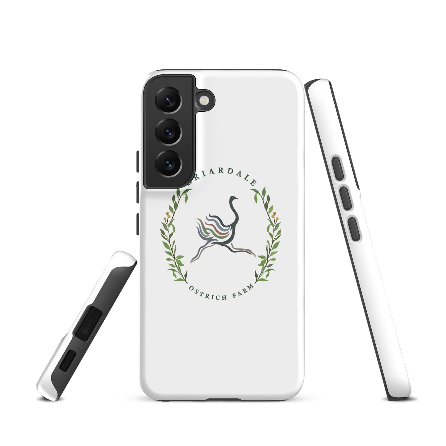 Tough Case for Samsung® | Briardale Ostrich Farm | Crest Logo