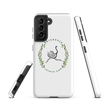 Tough Case for Samsung® | Briardale Ostrich Farm | Crest Logo