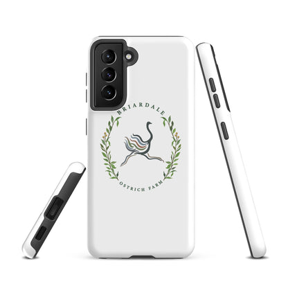 Tough Case for Samsung® | Briardale Ostrich Farm | Crest Logo