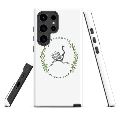 Tough Case for Samsung® | Briardale Ostrich Farm | Crest Logo
