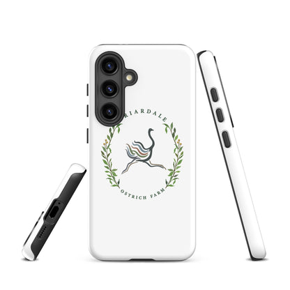 Tough Case for Samsung® | Briardale Ostrich Farm | Crest Logo