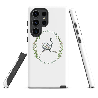 Tough Case for Samsung® | Briardale Ostrich Farm | Crest Logo