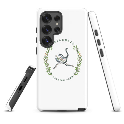 Tough Case for Samsung® | Briardale Ostrich Farm | Crest Logo