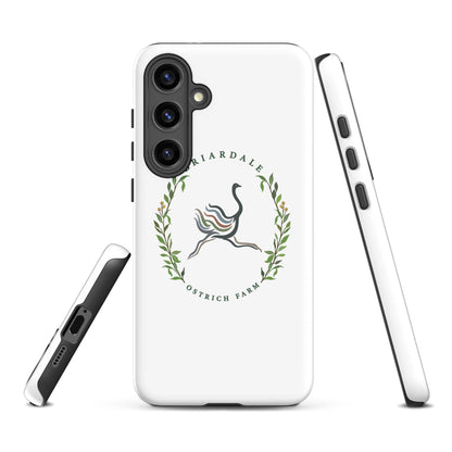 Tough Case for Samsung® | Briardale Ostrich Farm | Crest Logo