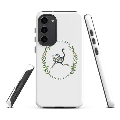 Tough Case for Samsung® | Briardale Ostrich Farm | Crest Logo