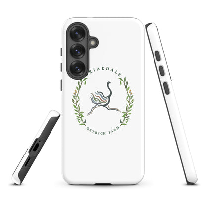 Tough Case for Samsung® | Briardale Ostrich Farm | Crest Logo