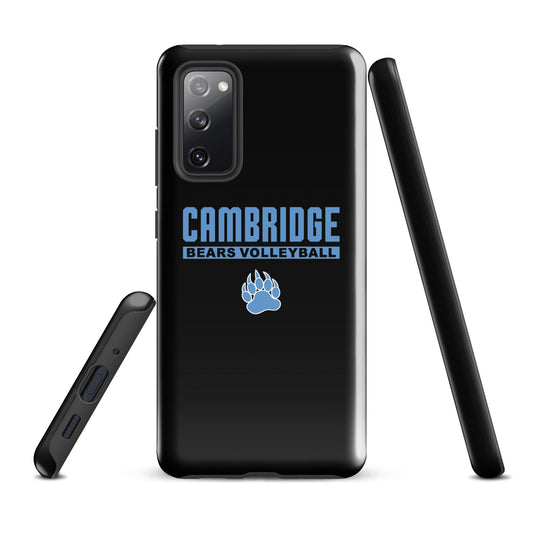 Tough Case for Samsung® | Cambridge Volleyball | Script Paw Logo