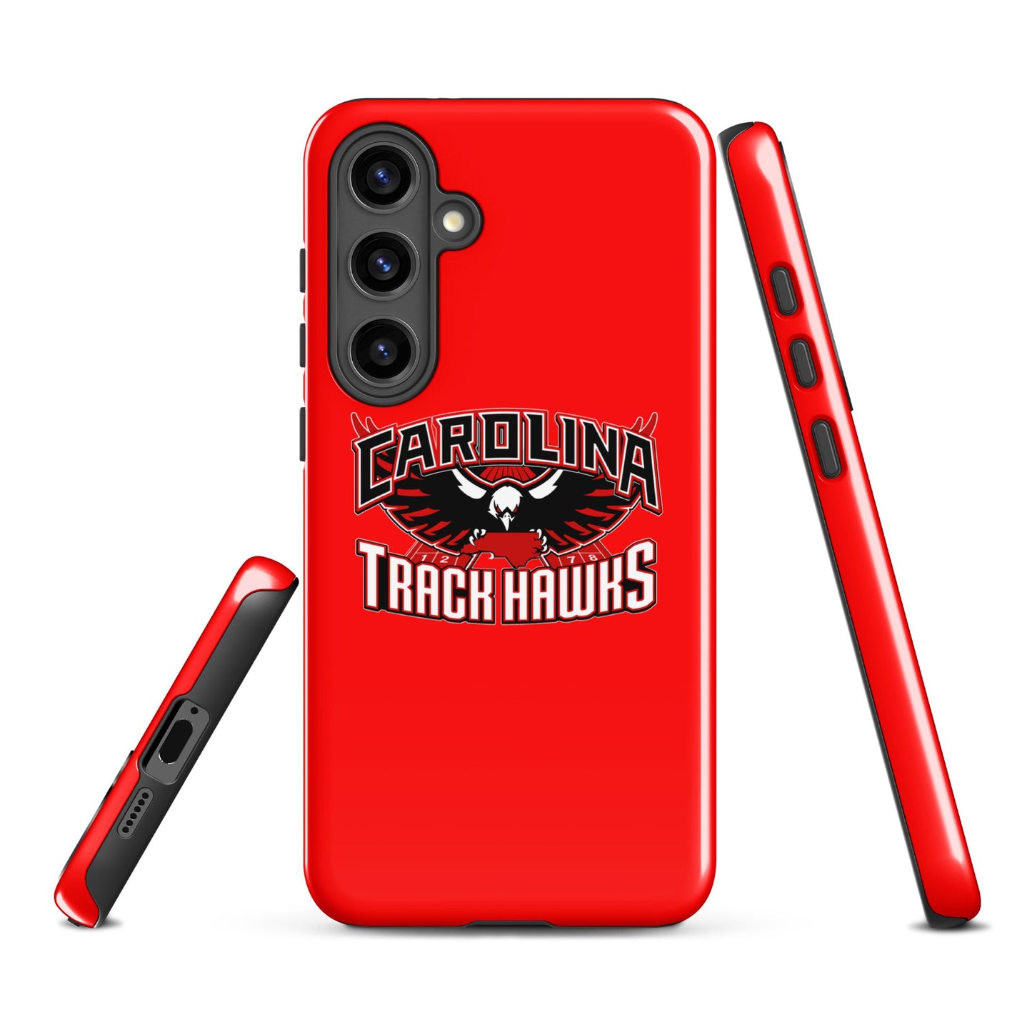 Tough Case for Samsung® | Carolina track Hawks | Emblem Logo