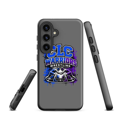 Tough Case for Samsung® | Clear Lake - Clayton Wrestling | Emblem Logo