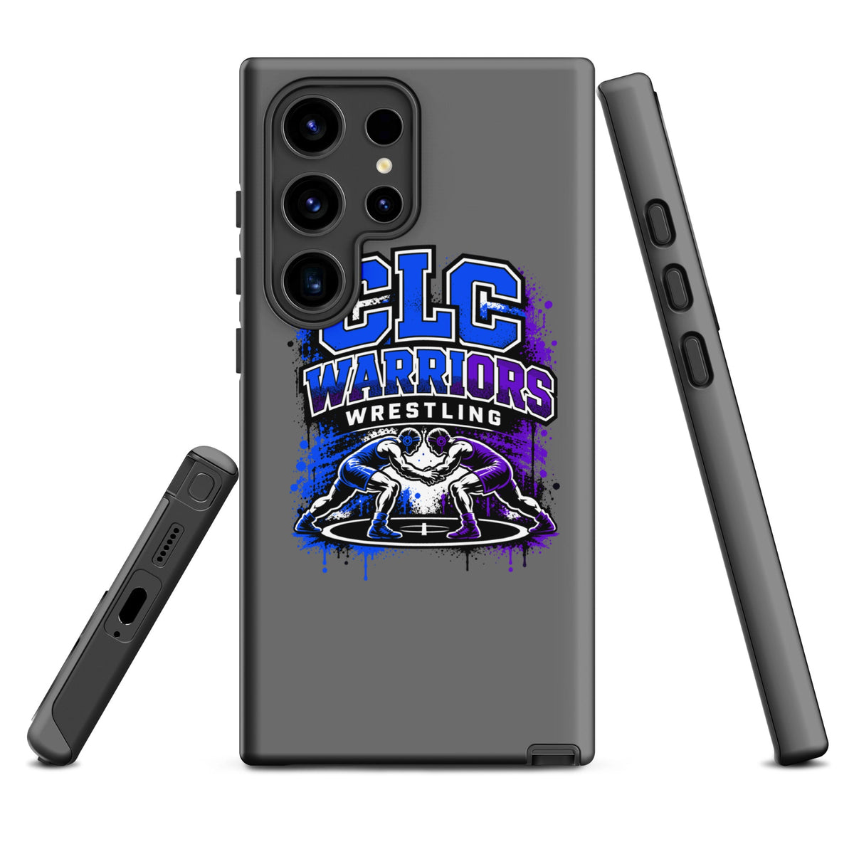 Tough Case for Samsung® | Clear Lake - Clayton Wrestling | Emblem Logo