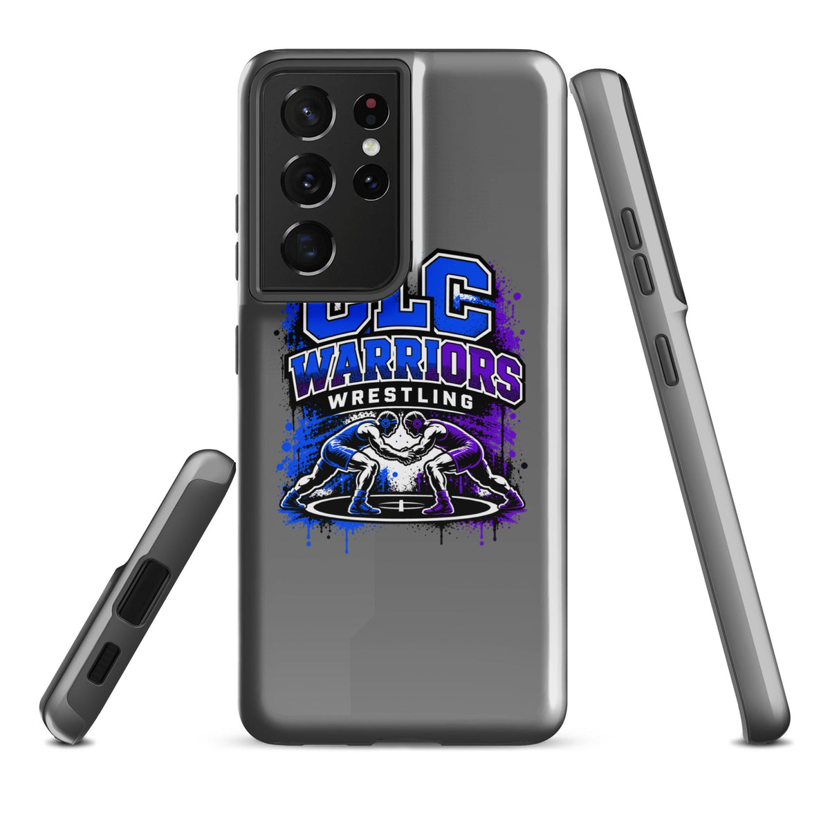 Tough Case for Samsung® | Clear Lake - Clayton Wrestling | Emblem Logo