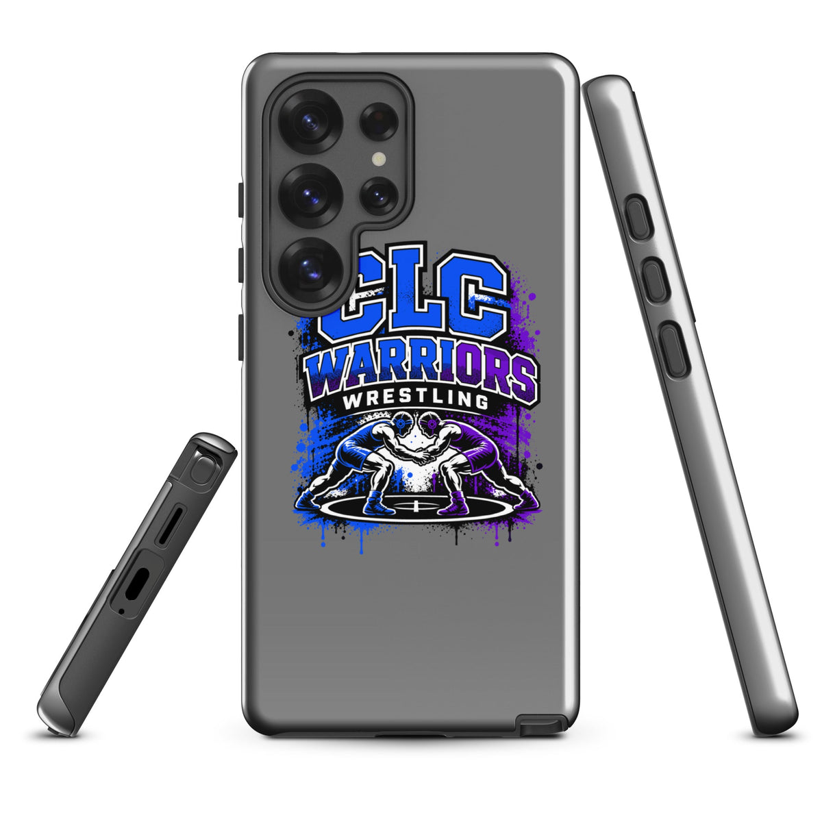 Tough Case for Samsung® | Clear Lake - Clayton Wrestling | Emblem Logo