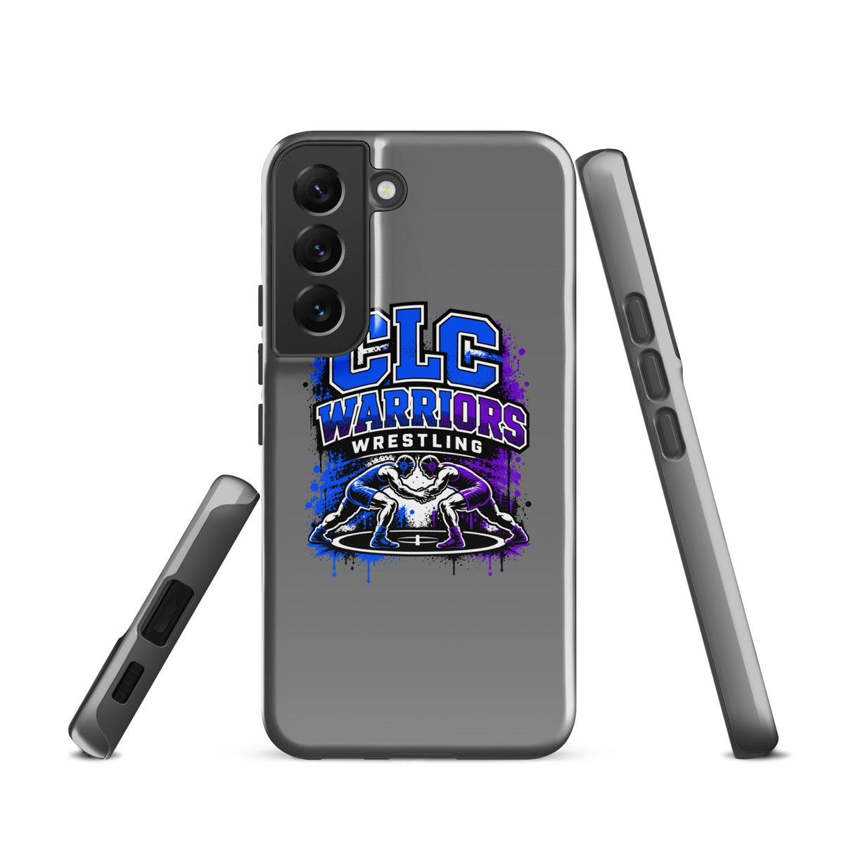Tough Case for Samsung® | Clear Lake - Clayton Wrestling | Emblem Logo
