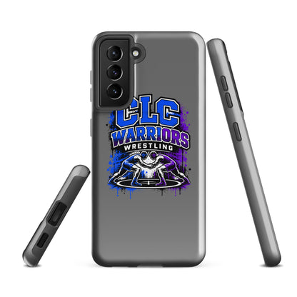 Tough Case for Samsung® | Clear Lake - Clayton Wrestling | Emblem Logo