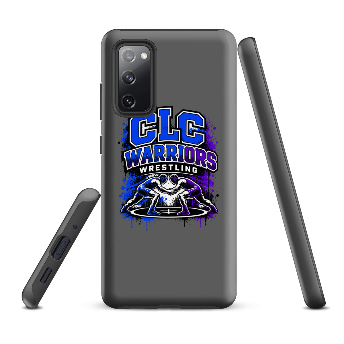 Tough Case for Samsung® | Clear Lake - Clayton Wrestling | Emblem Logo
