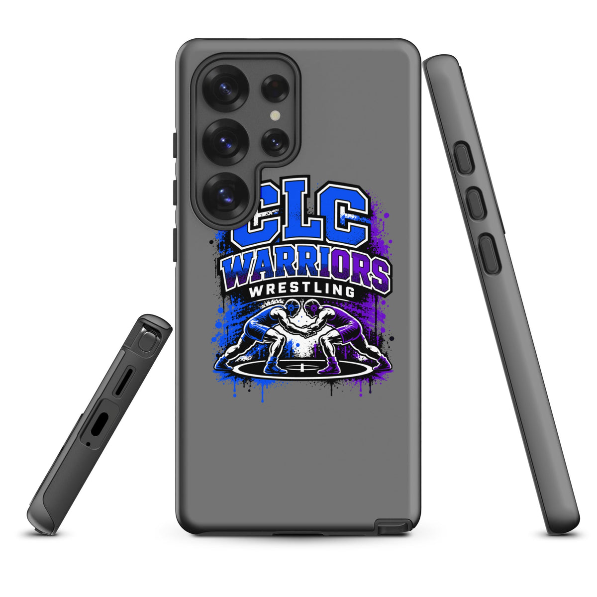 Tough Case for Samsung® | Clear Lake - Clayton Wrestling | Emblem Logo