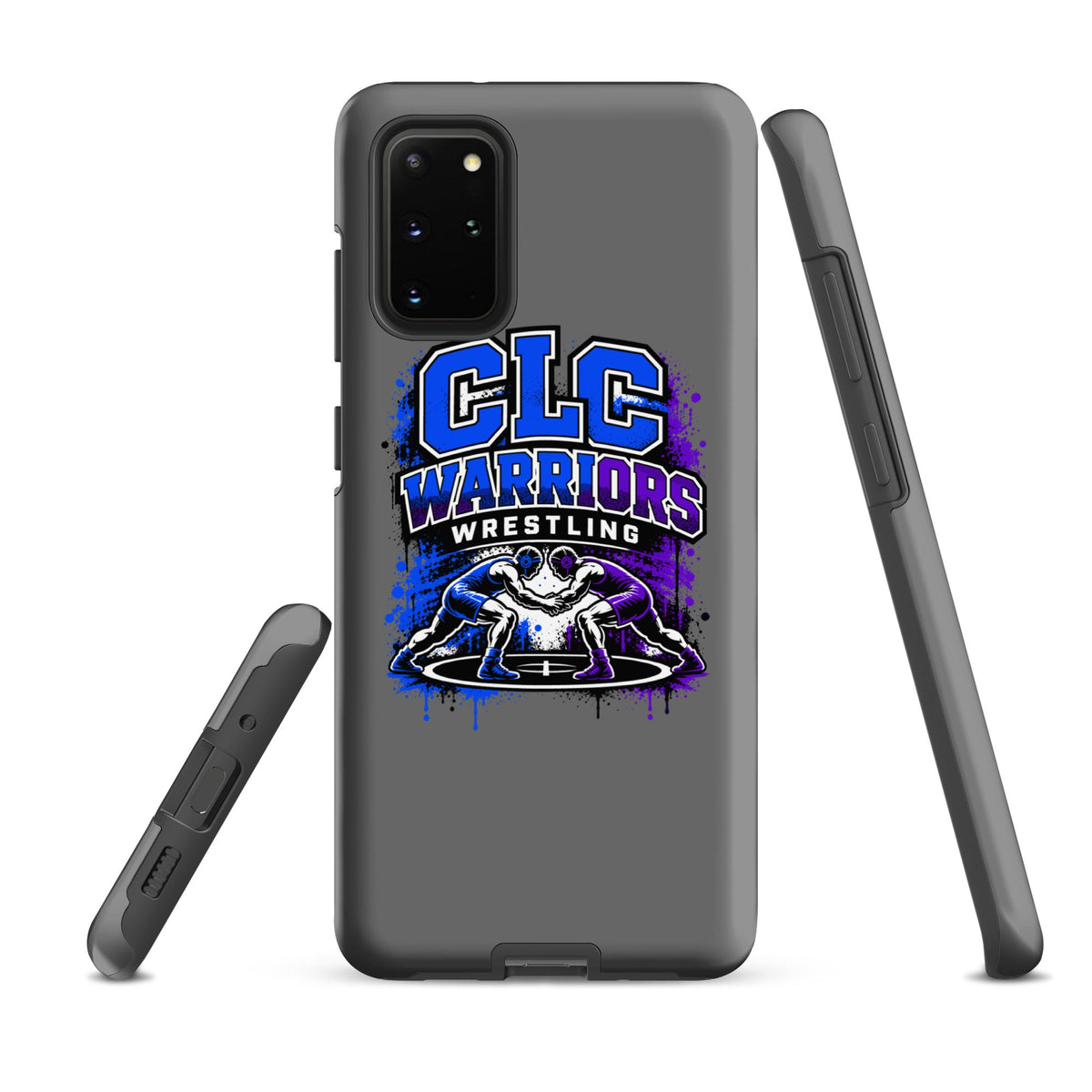 Tough Case for Samsung® | Clear Lake - Clayton Wrestling | Emblem Logo