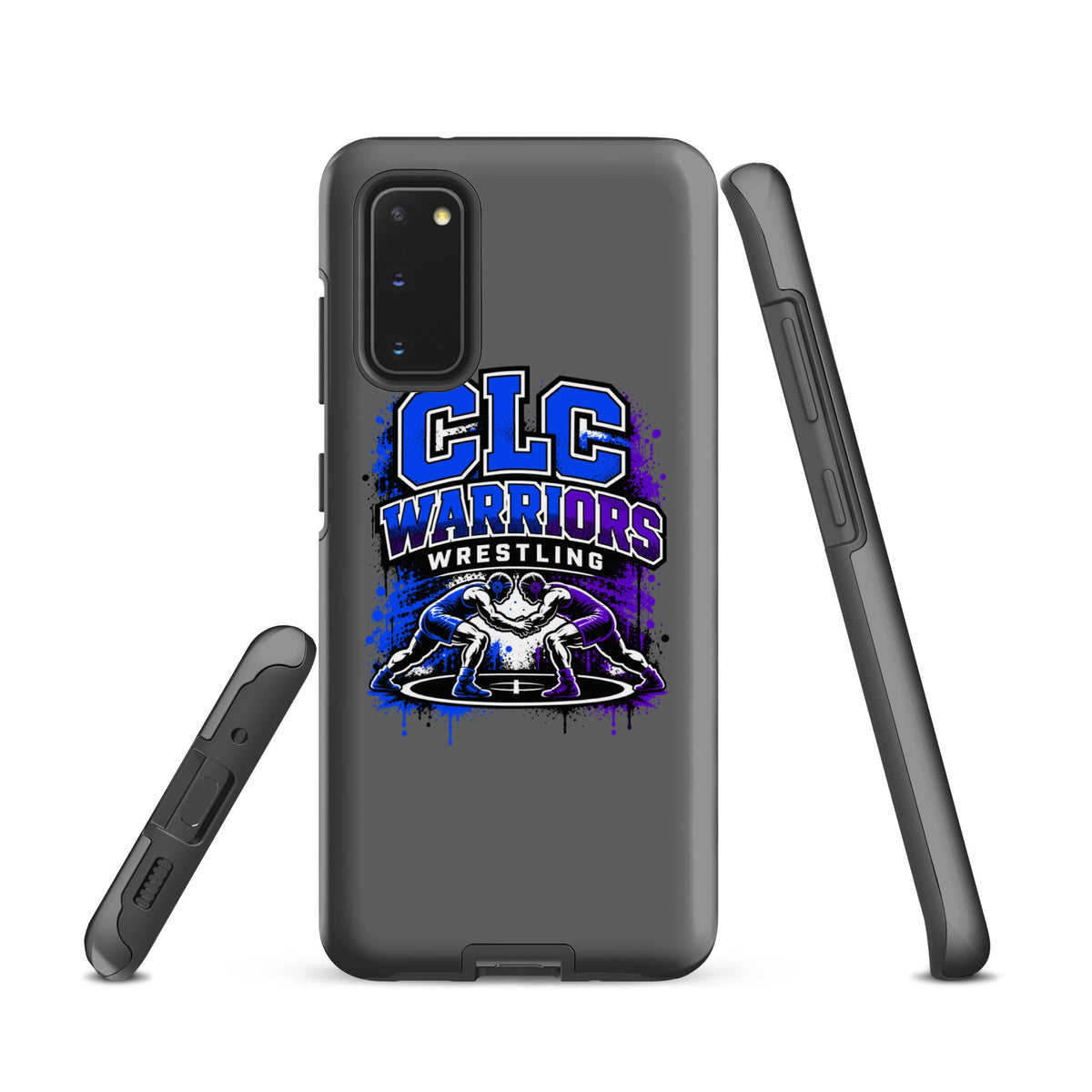 Tough Case for Samsung® | Clear Lake - Clayton Wrestling | Emblem Logo