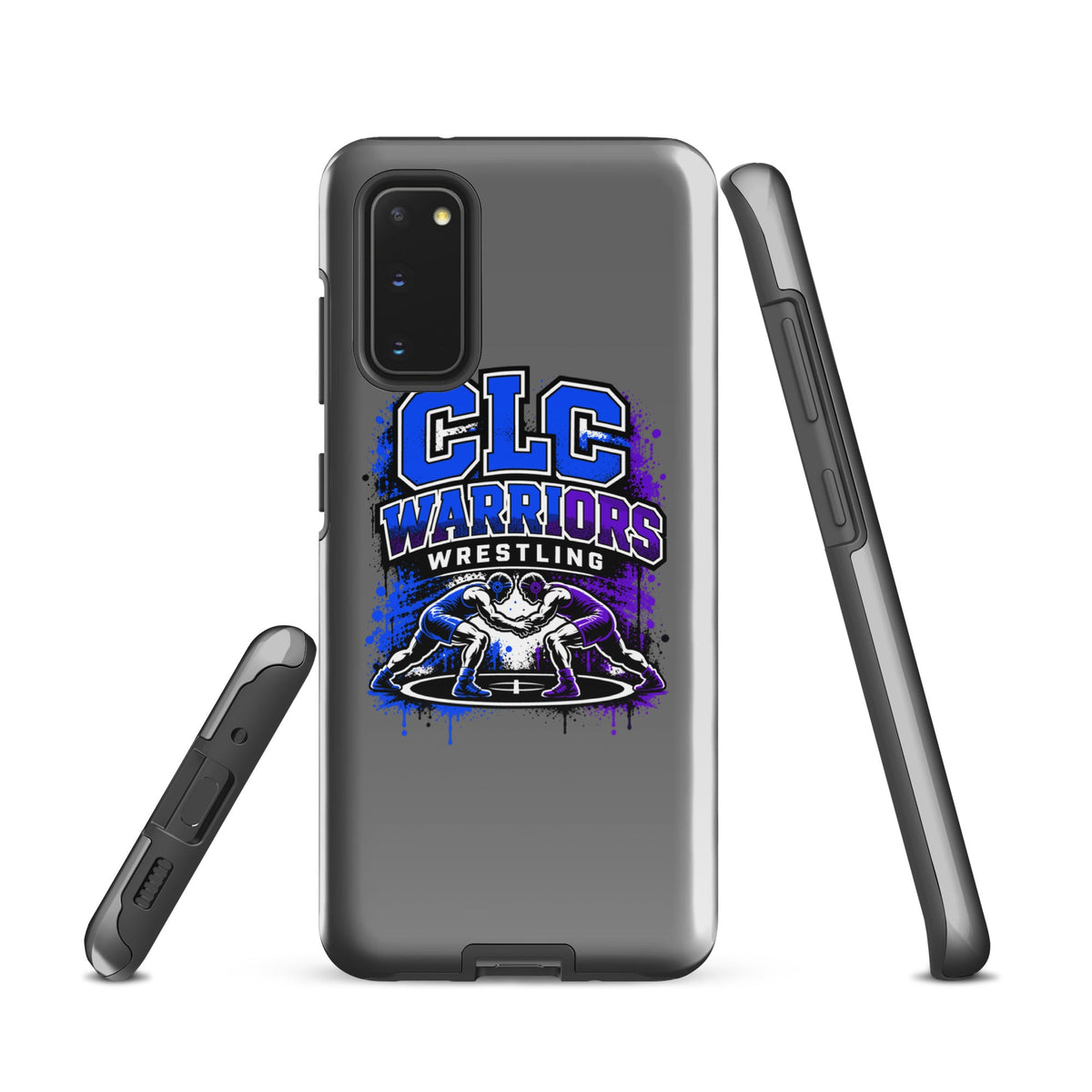 Tough Case for Samsung® | Clear Lake - Clayton Wrestling | Emblem Logo
