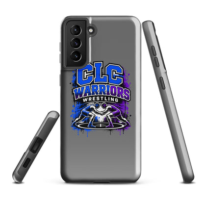 Tough Case for Samsung® | Clear Lake - Clayton Wrestling | Emblem Logo